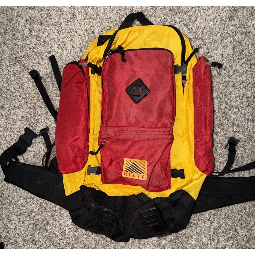 Vintage Kelty Redwing Internal Frame Hiking Backpack Red 90s RARE